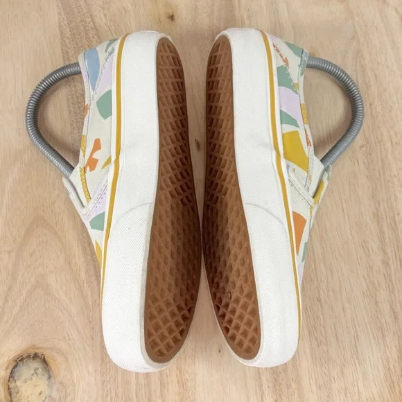 Vans Lelia Hurst Abstract Tropical Print Slip On Pro Sneakers‎ White Multi 6 - Picture 5 of 11
